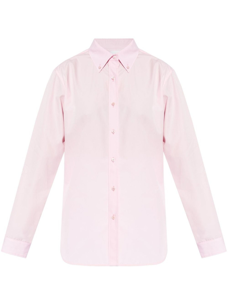 embroidered-logo shirt 1