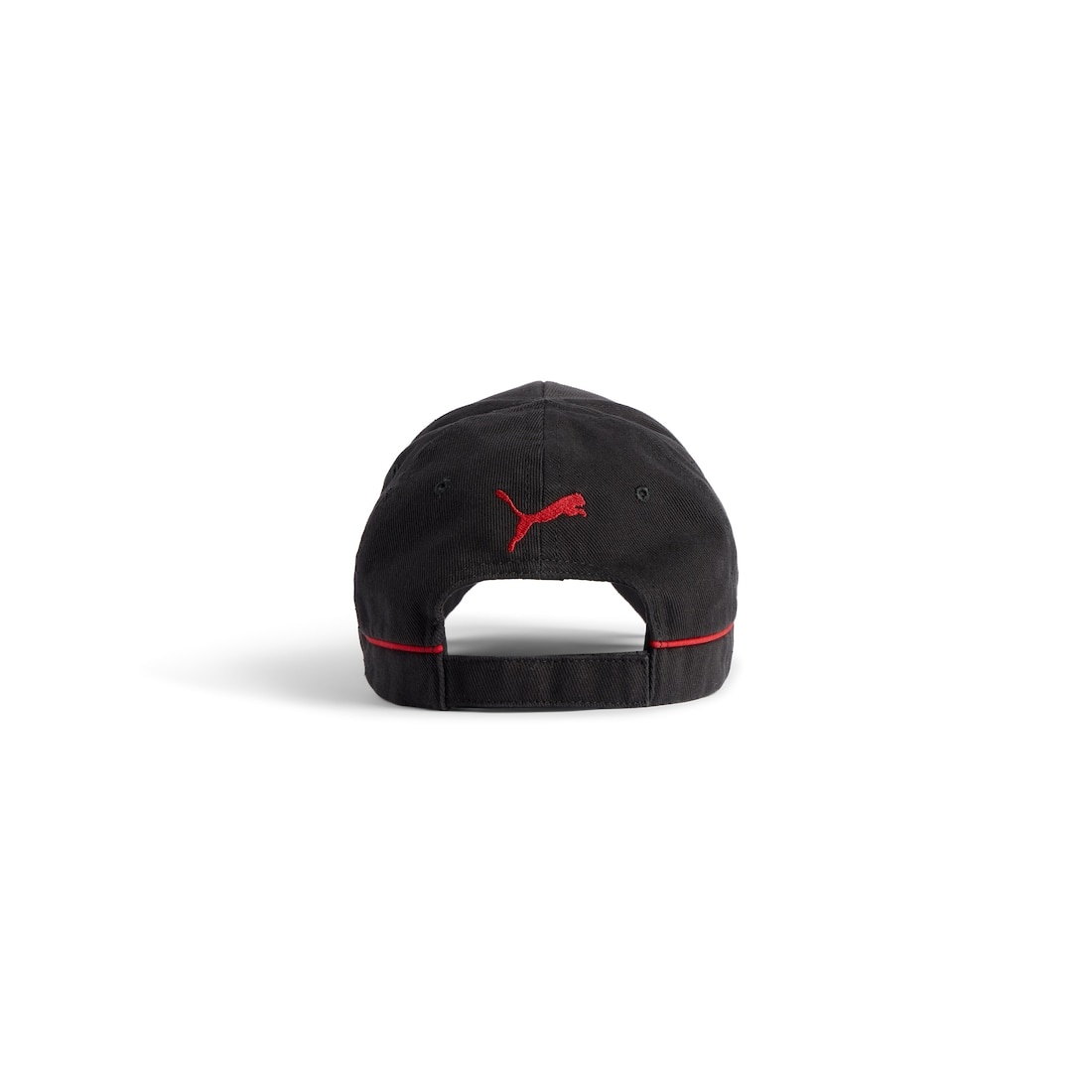 Balenciaga I Puma Cap in Black/red - 3