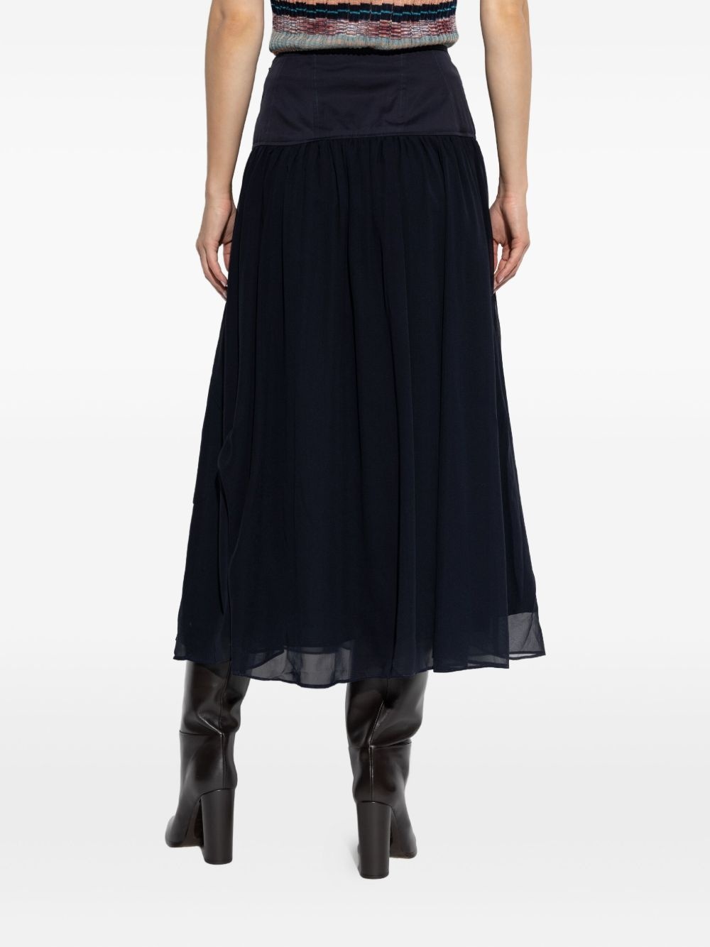 A-line midi skirt - 3