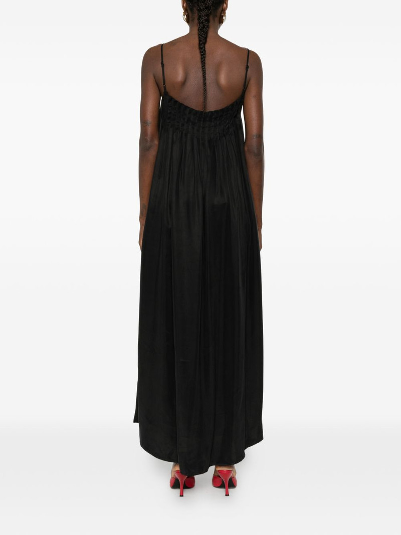 gathered-detail maxi dress 4