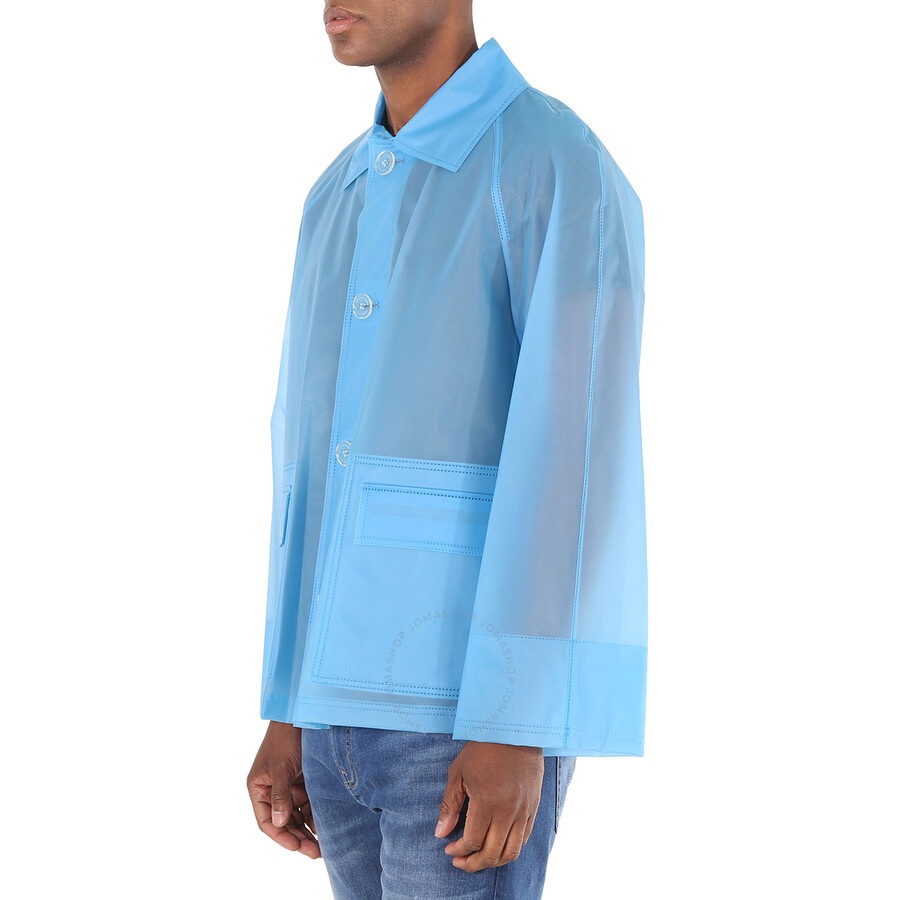 Burberry Sky Blue Soft-touch Plastic Jacket - 2