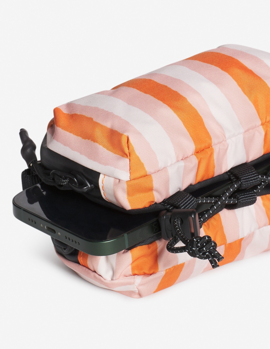 MAISON KITSUNE X TOPOLOGIE STRIPED MINI BOTTLE BAG - 5