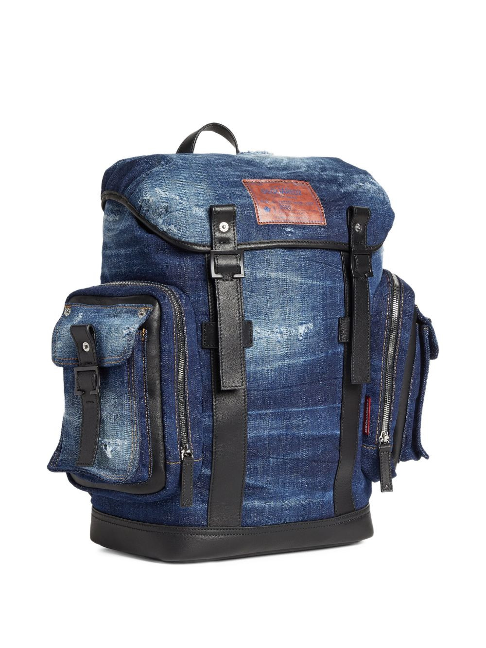 denim backpack - 3