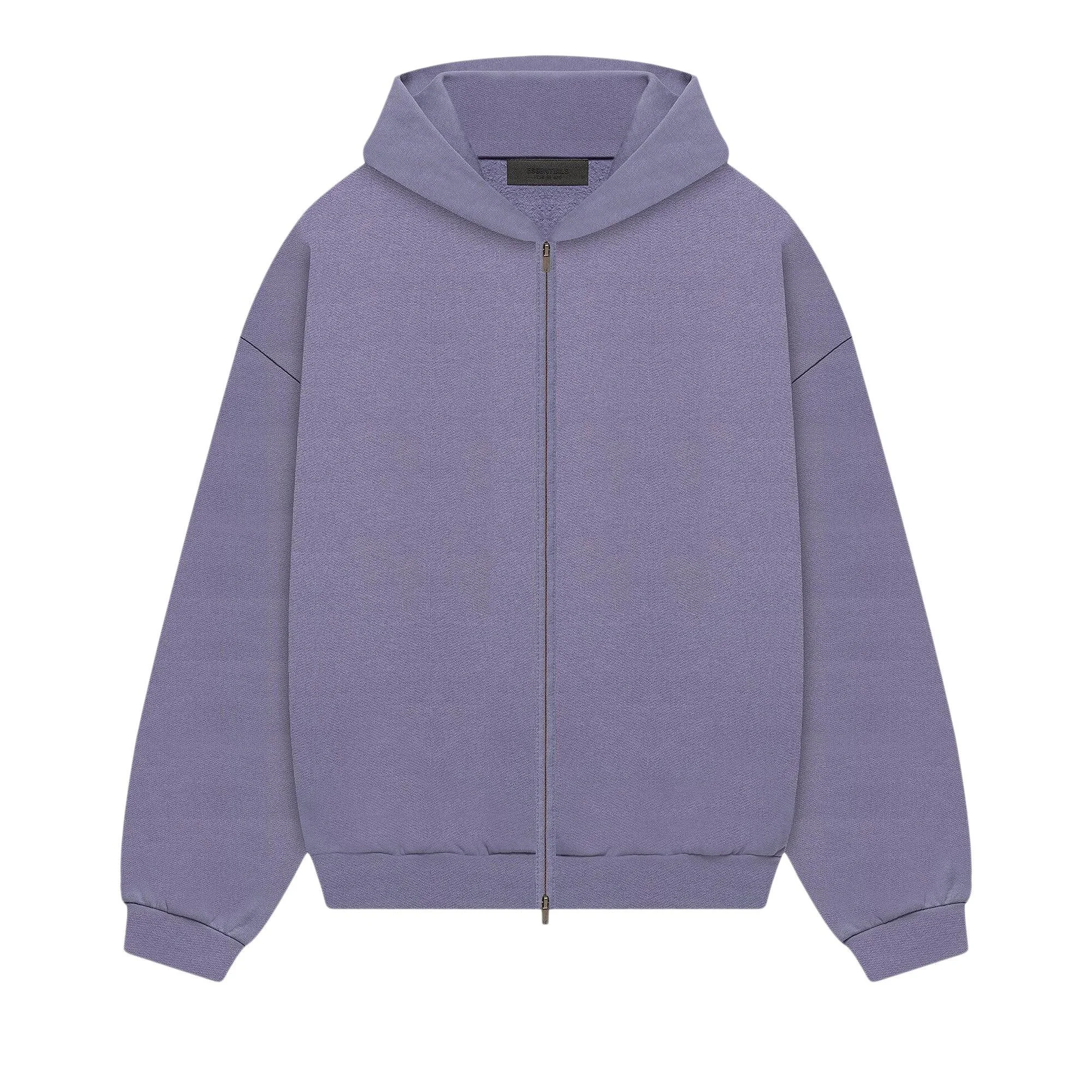Fear of God Essentials Heavy Fleece Full Zip Hoodie 'Lavender' - 1