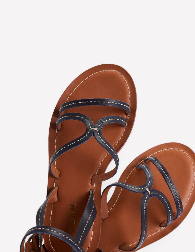 Casual Flat Sandal-Navy 4