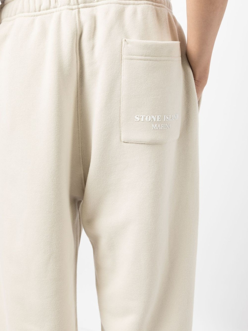 logo-appliquÃ© cotton track pants 5