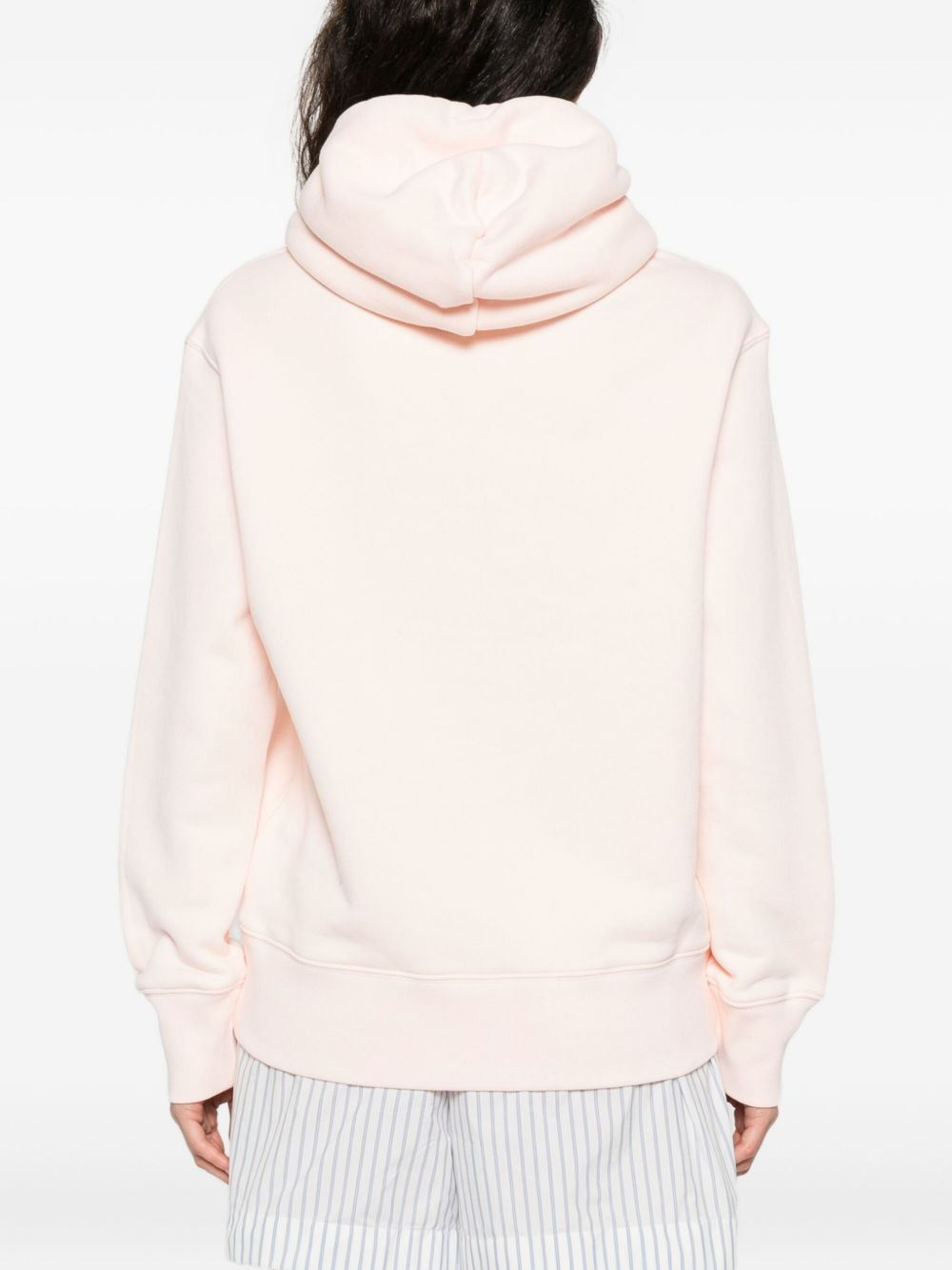 logo-embroidered hoodie - 4