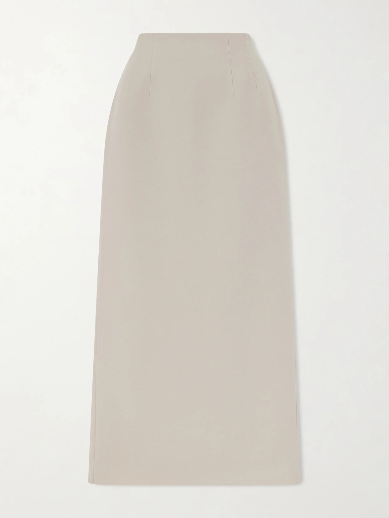 Wool Column Skirt - 1