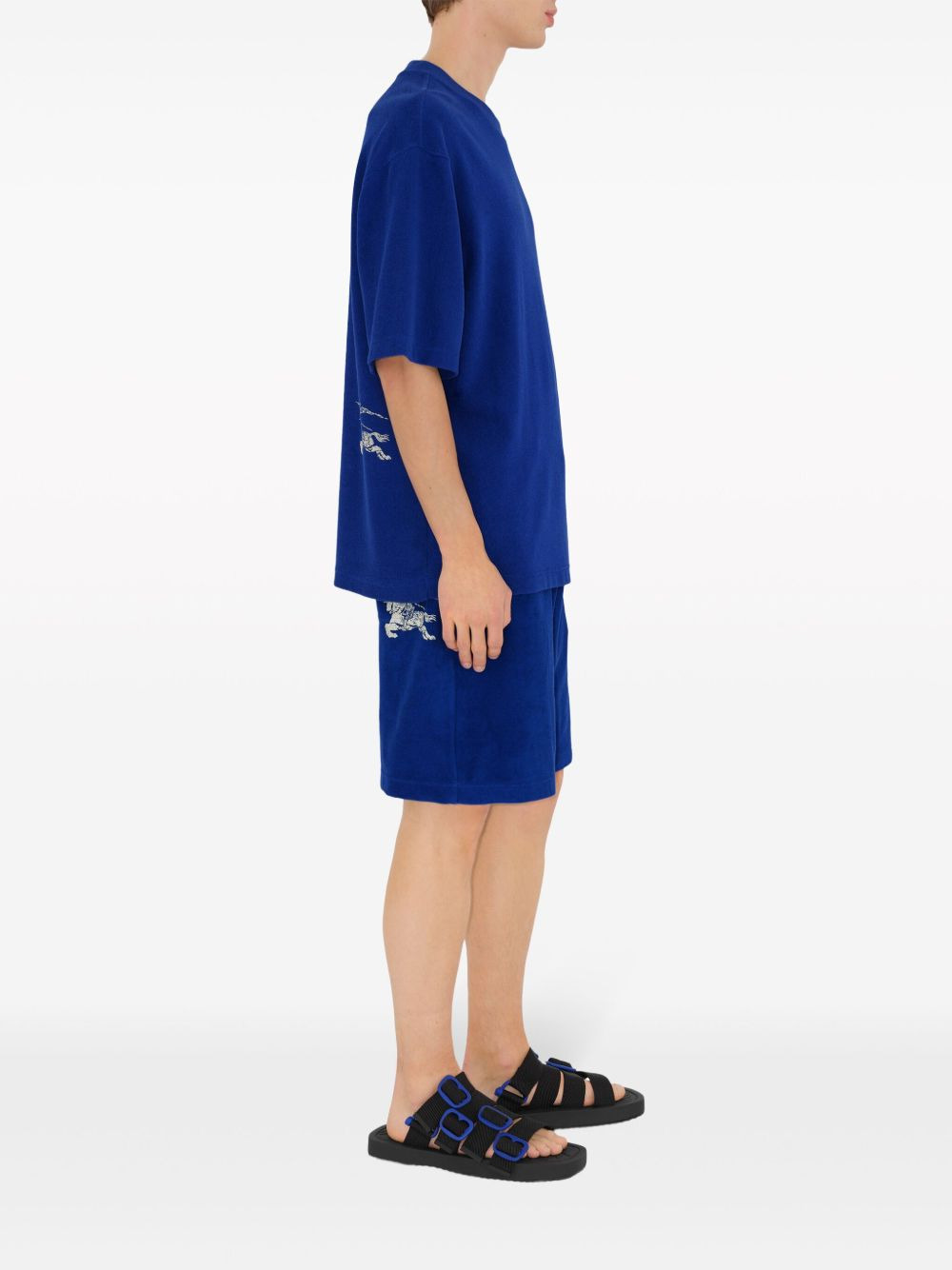 EKD-motif towelling T-shirt - 3