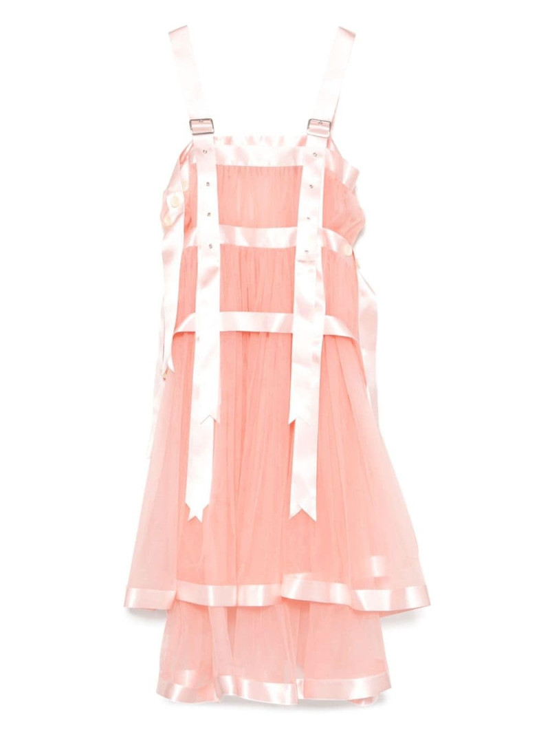 Noir Kei Ninomiya tulle pinafore dress outlook