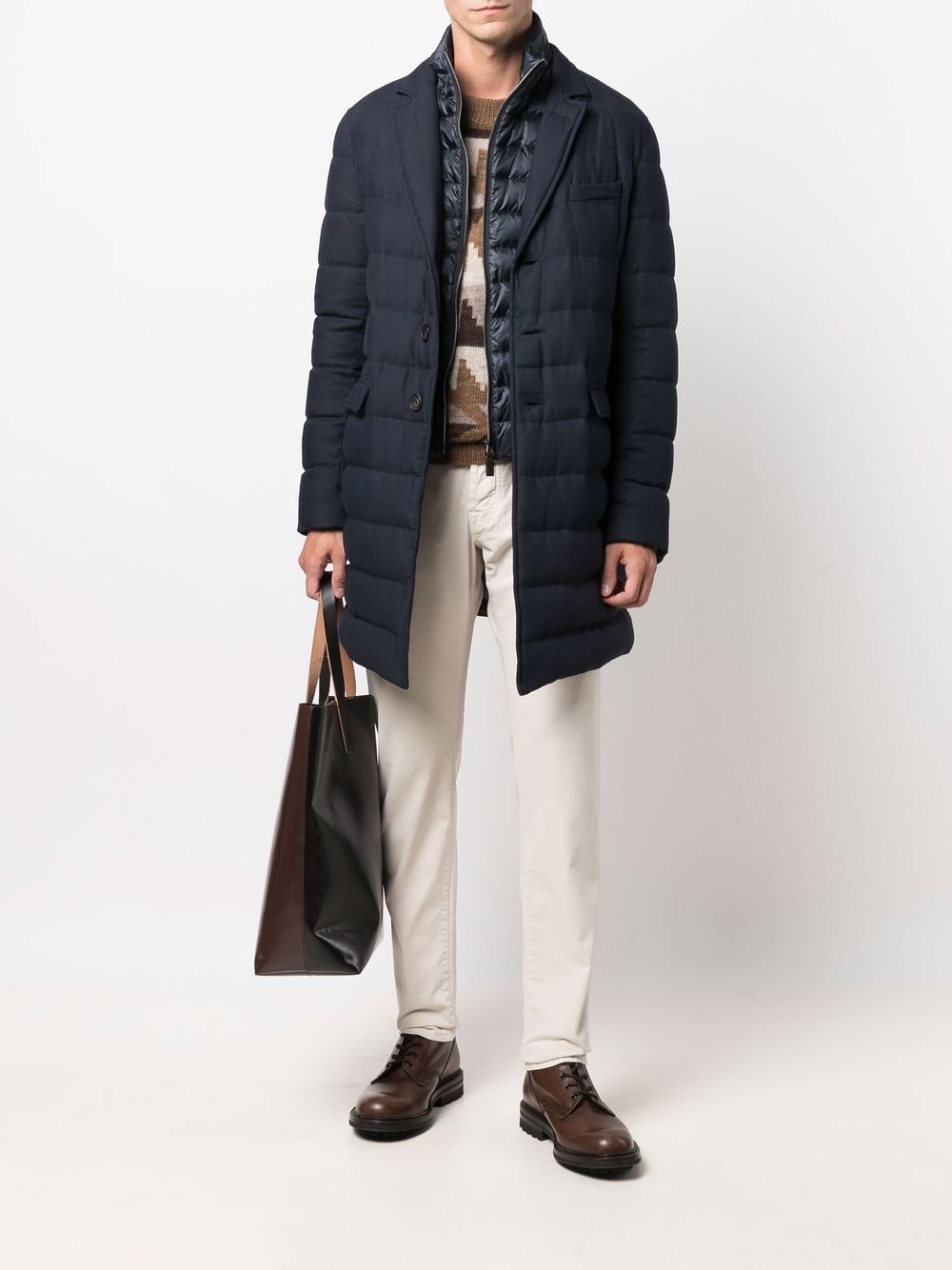 layered puffer jacket - 2