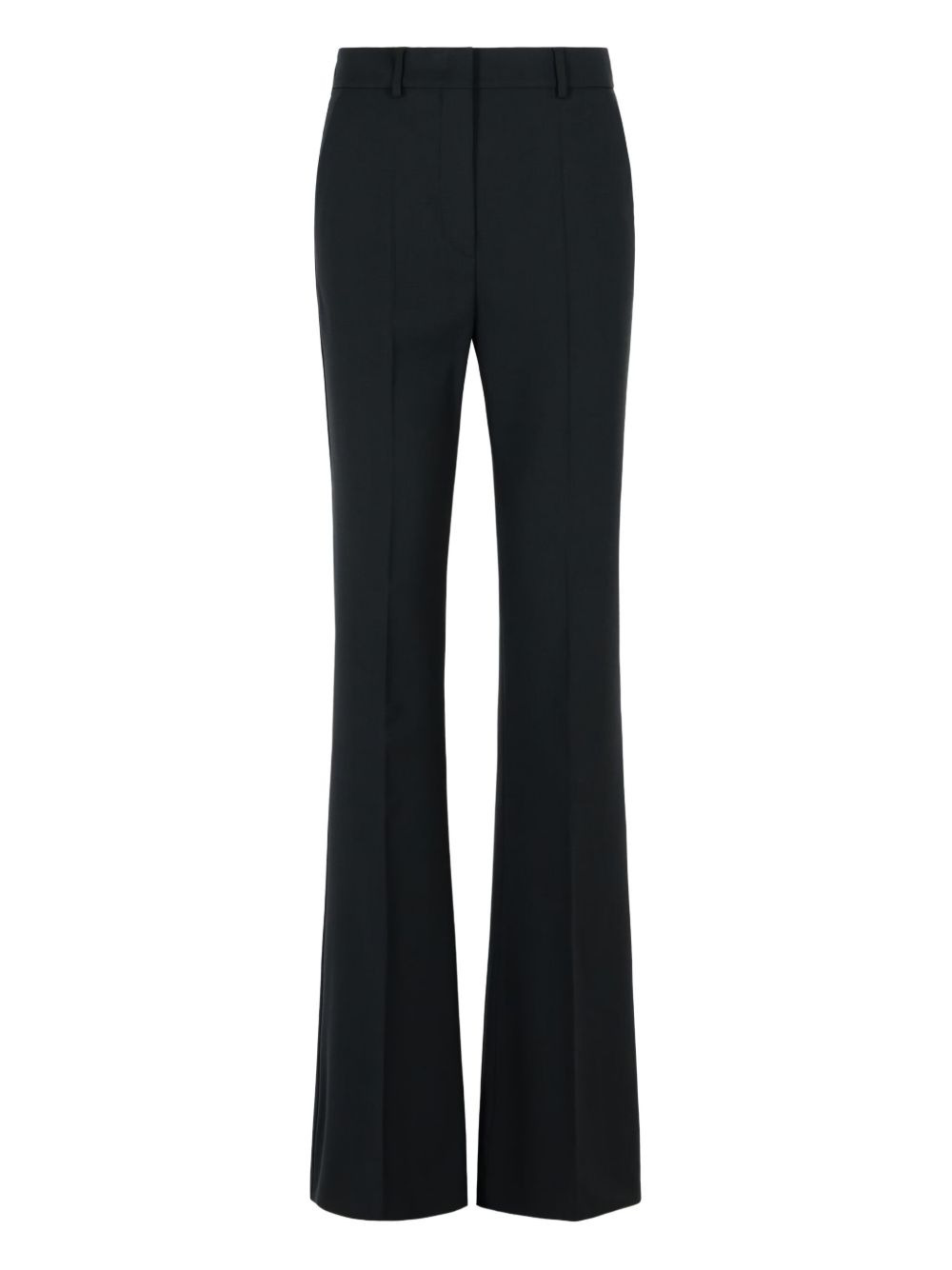 virgin wool flared trousers - 1