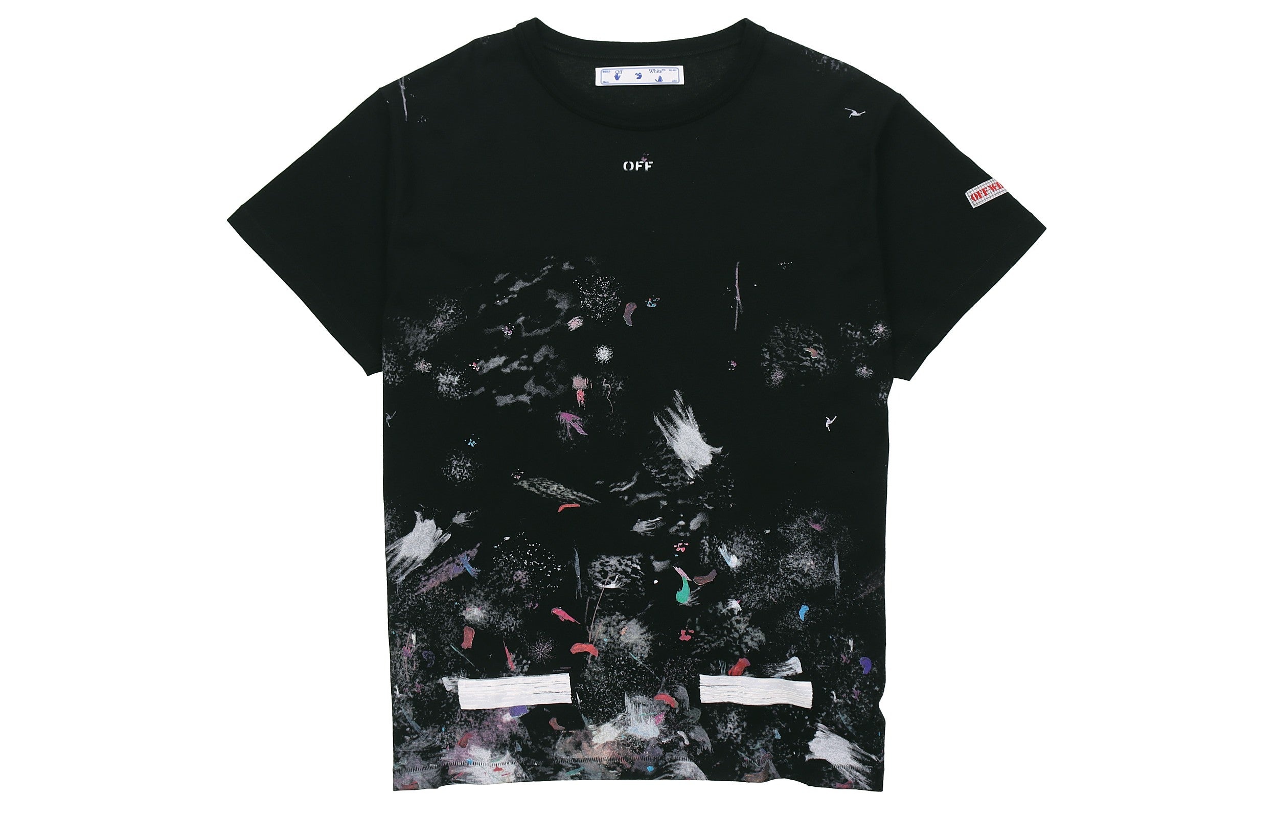 Off-White Seeing Things Washed T-Shirt 'Black' OMAA002G20JER0089901 - 2
