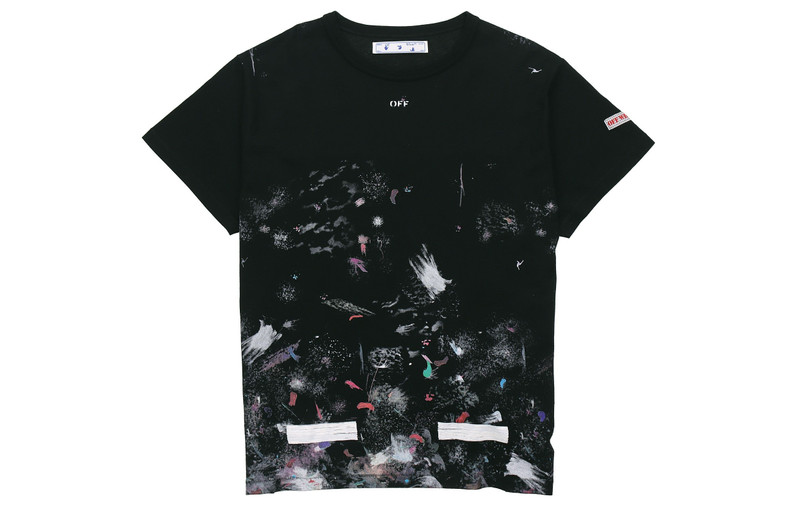 Off-White Off-White Seeing Things Washed T-Shirt 'Black' OMAA002G20JER0089901 outlook