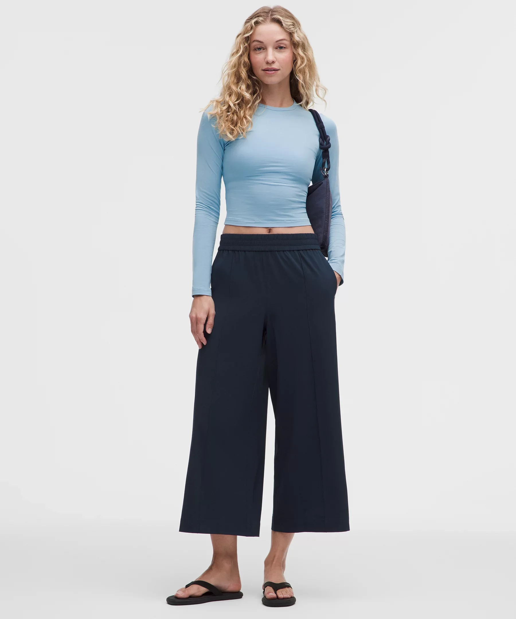 Breezily Mid-Rise Cropped Pant - 1
