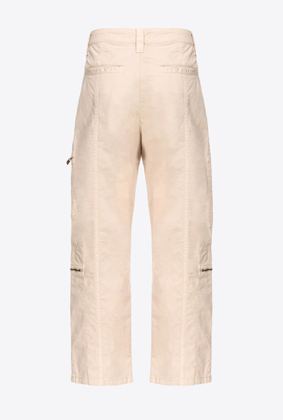 PINKO MULTI-POCKET TROUSERS IN STRETCH TRICOTINE outlook