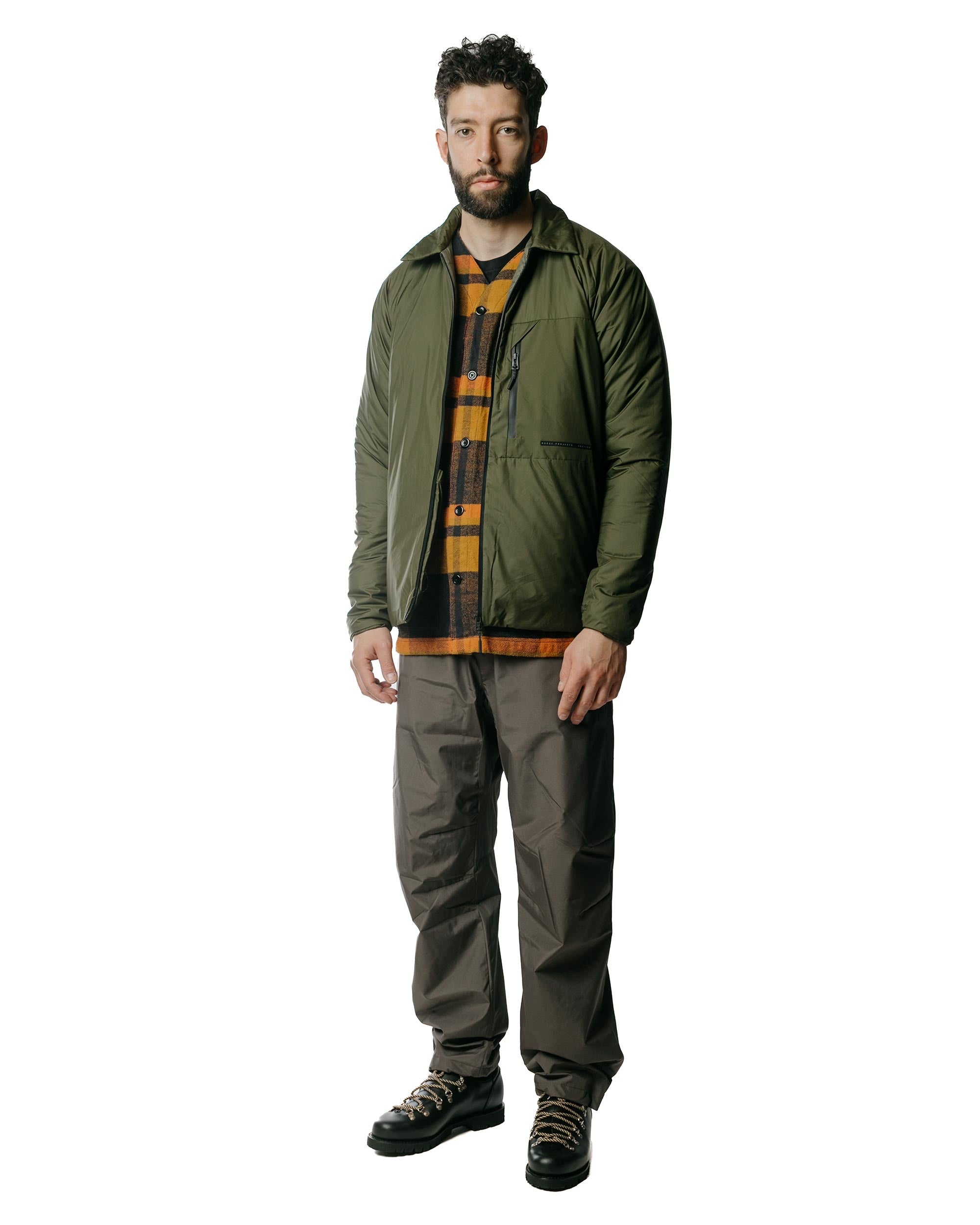 Pertex Quantum Midlayer Shirt Army Green - 4