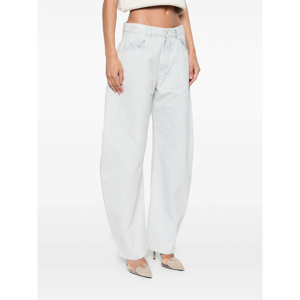 Alaïa Blue Denim - Straight-Leg Jeans Women - 2