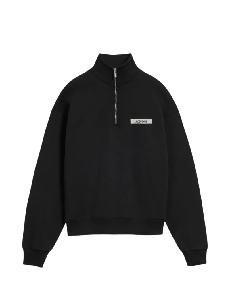 Gros-Grain half-zip sweater 1