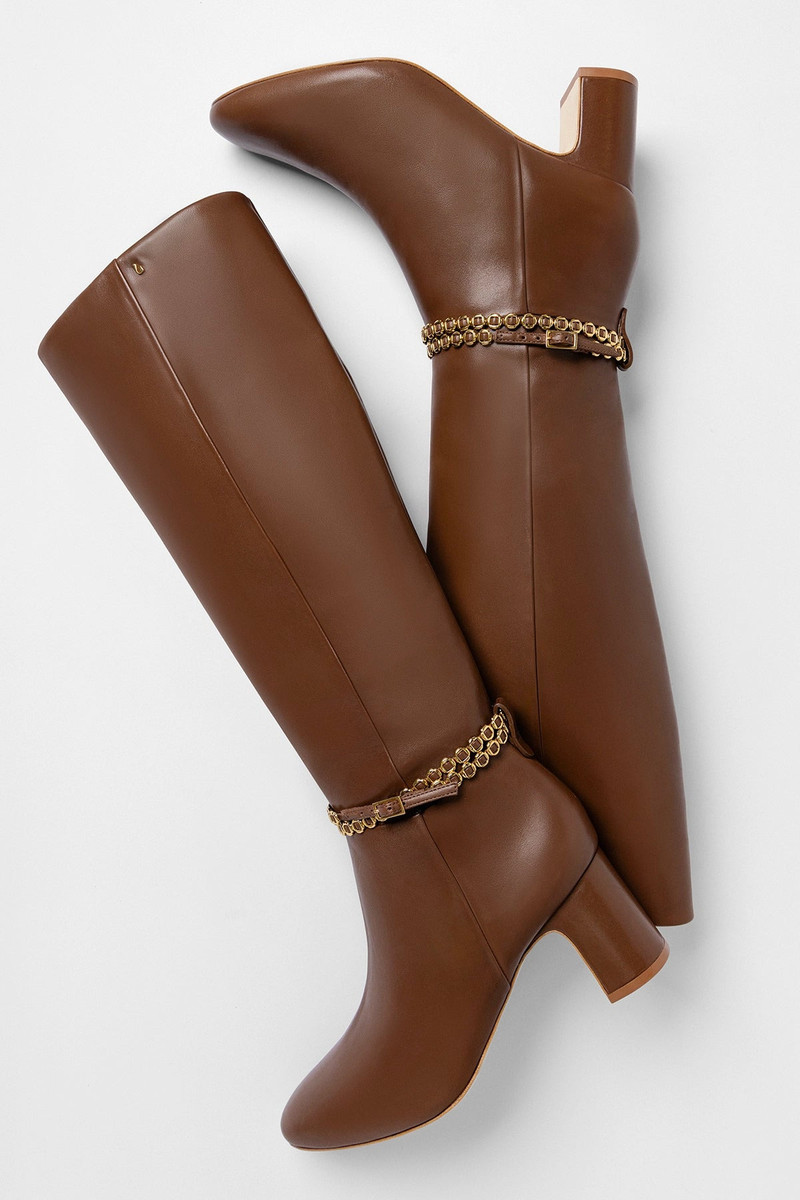 Milanina Hi Boot Burnt Umber Leather 3