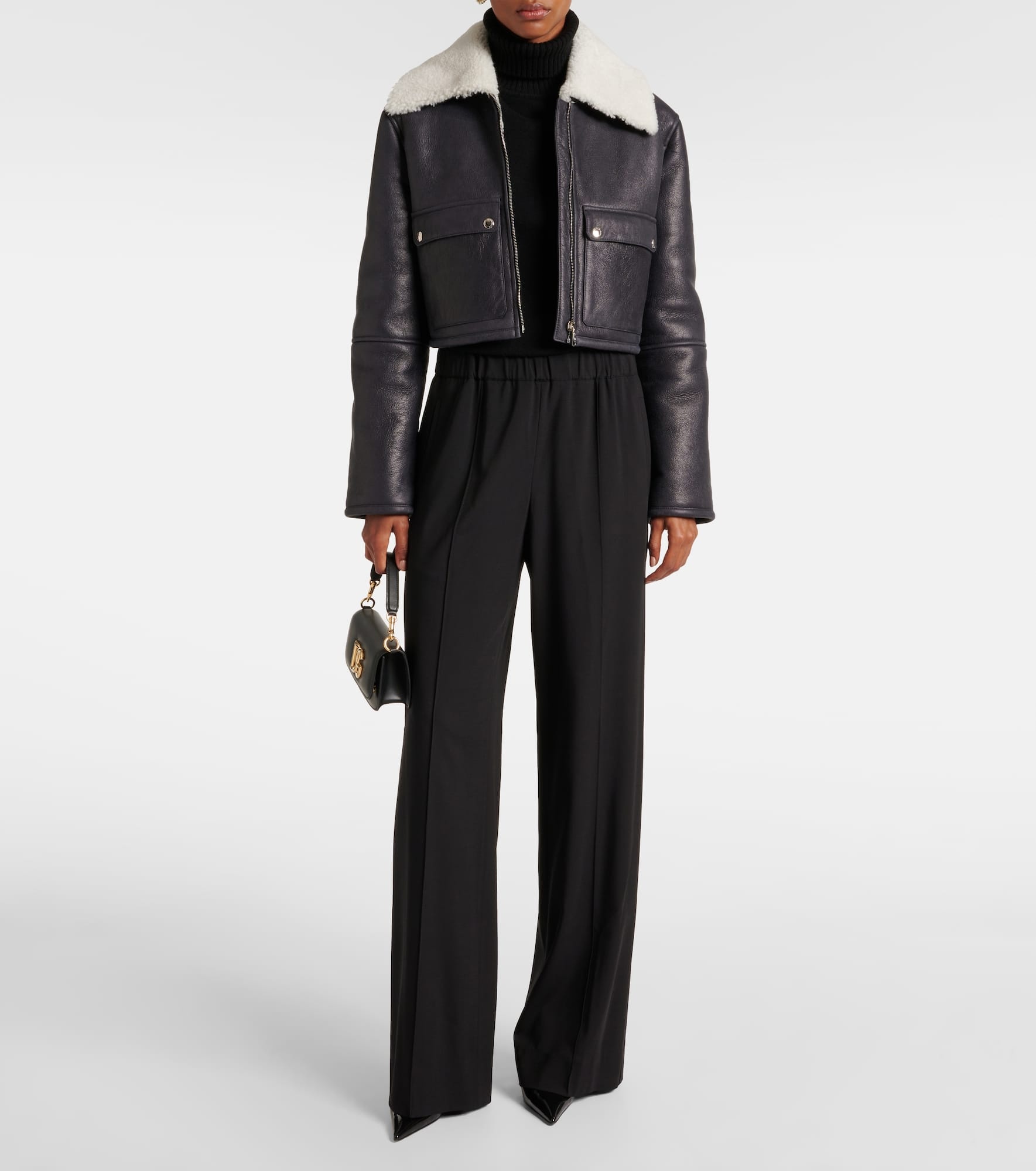Wool straight pants - 2