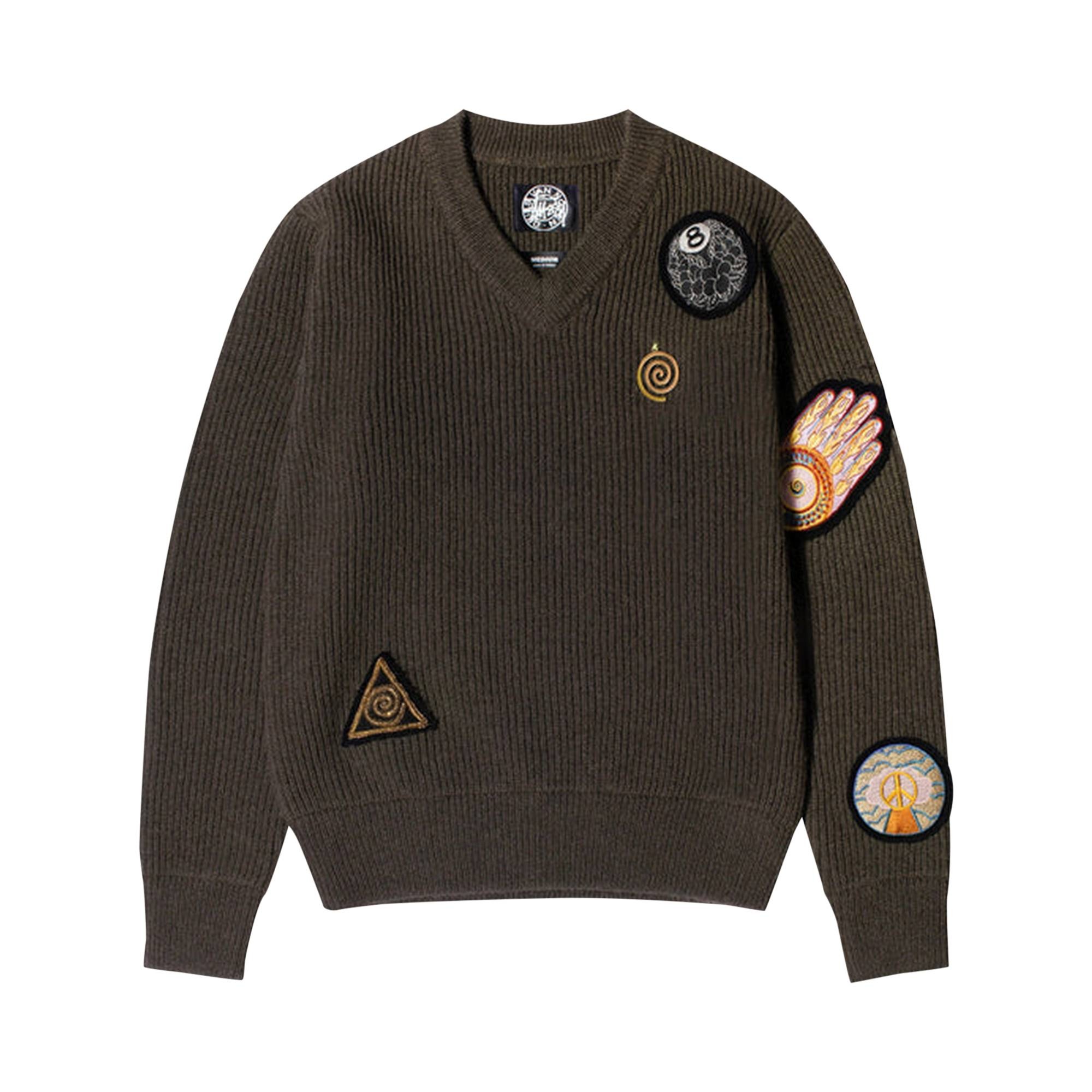 Stussy x Dries Van Noten Patch Knit Sweater 'Sand' - 1