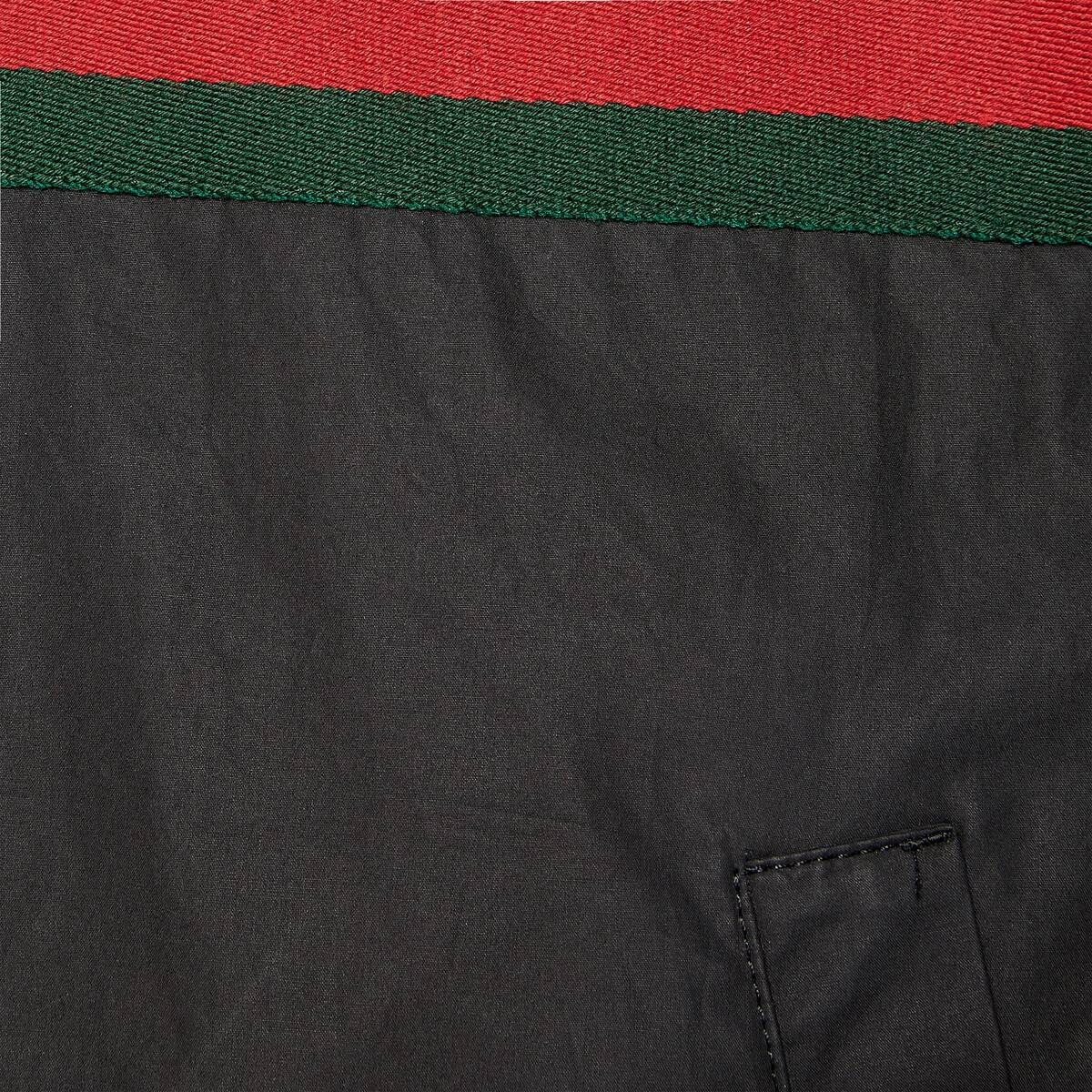 Coated cotton windbreaker with Gucci label - 5