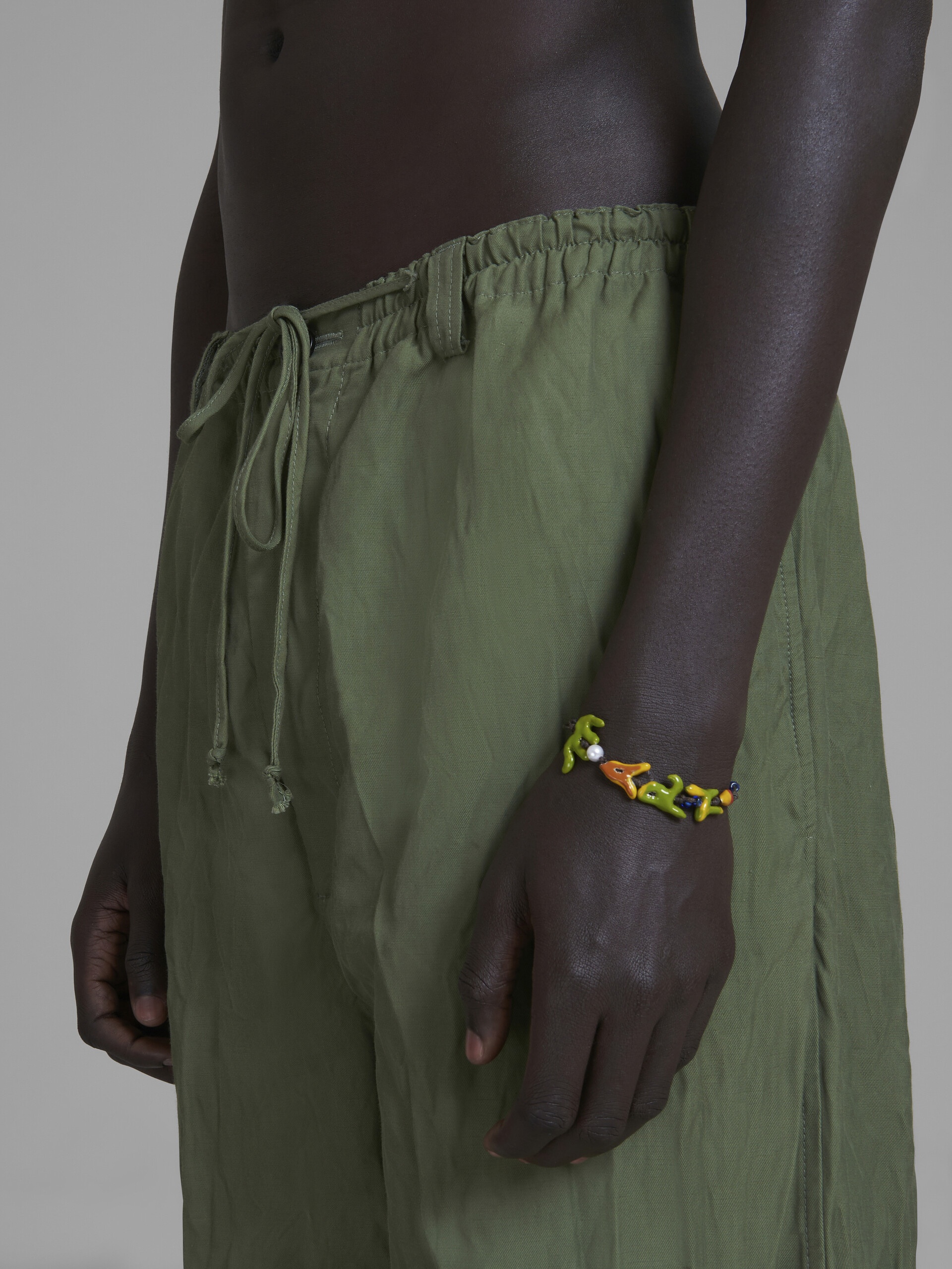 MARNI X NO VACANCY INN - BRACELET WITH GREEN RED AND YELLOW PENDANTS - 5