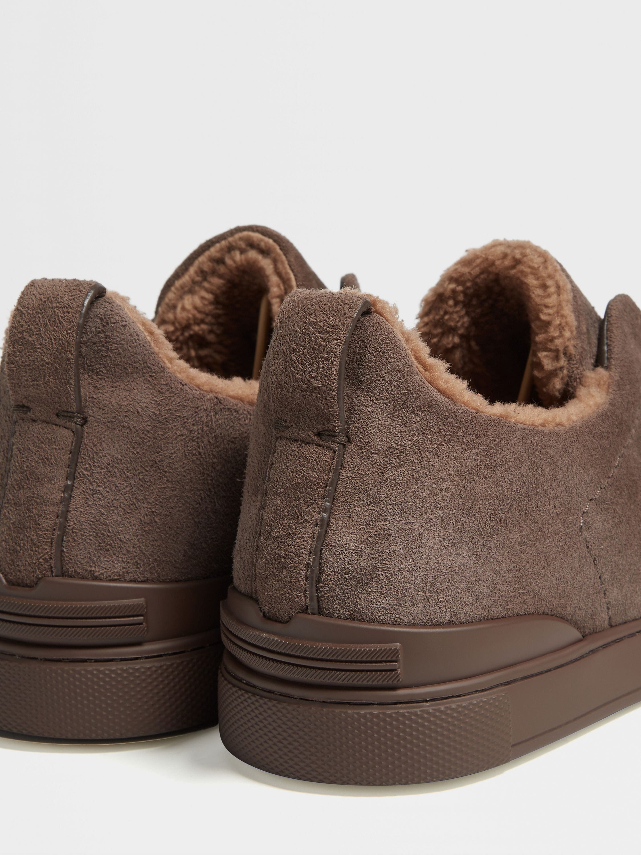 GREYISH BROWN SUEDE TRIPLE STITCH™ SNEAKERS - 2