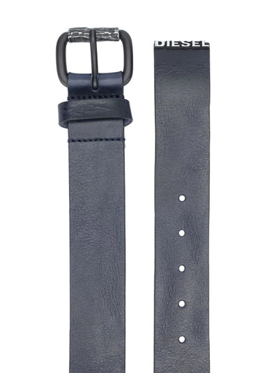 Diesel textured buckle belt outlook