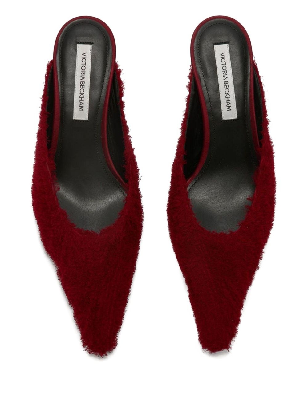 45mm Sloan pointed-toe fringed mules - 4