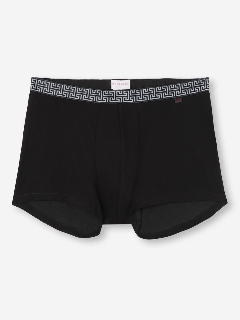 Men's Boxer Briefs Band 63 Pima Cotton Stretch Black - 1