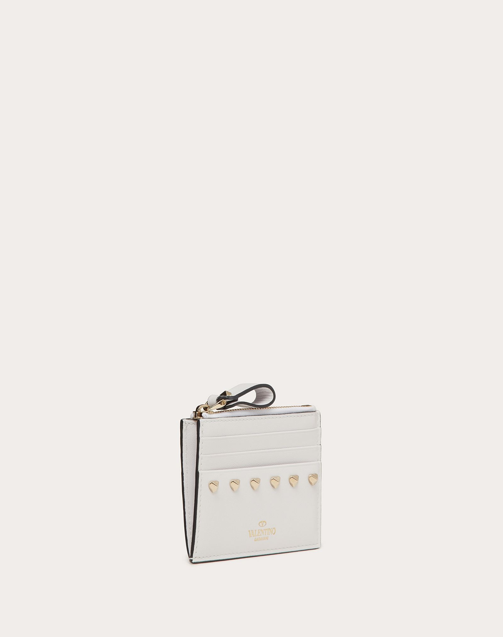 Valentino Garavani Rockstud VLoveTN Cardholder with Zipper 4