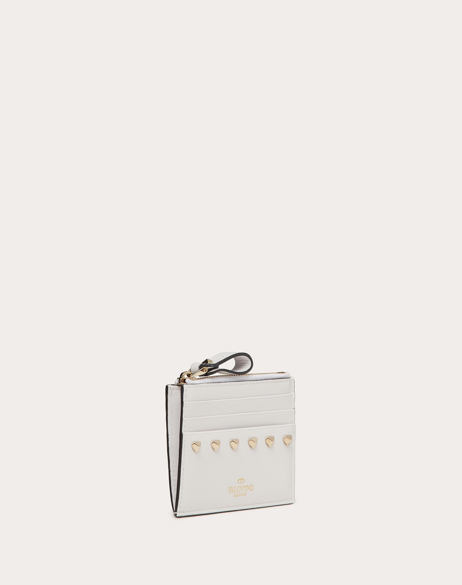 Valentino Garavani Rockstud VLoveTN Cardholder with Zipper - 4