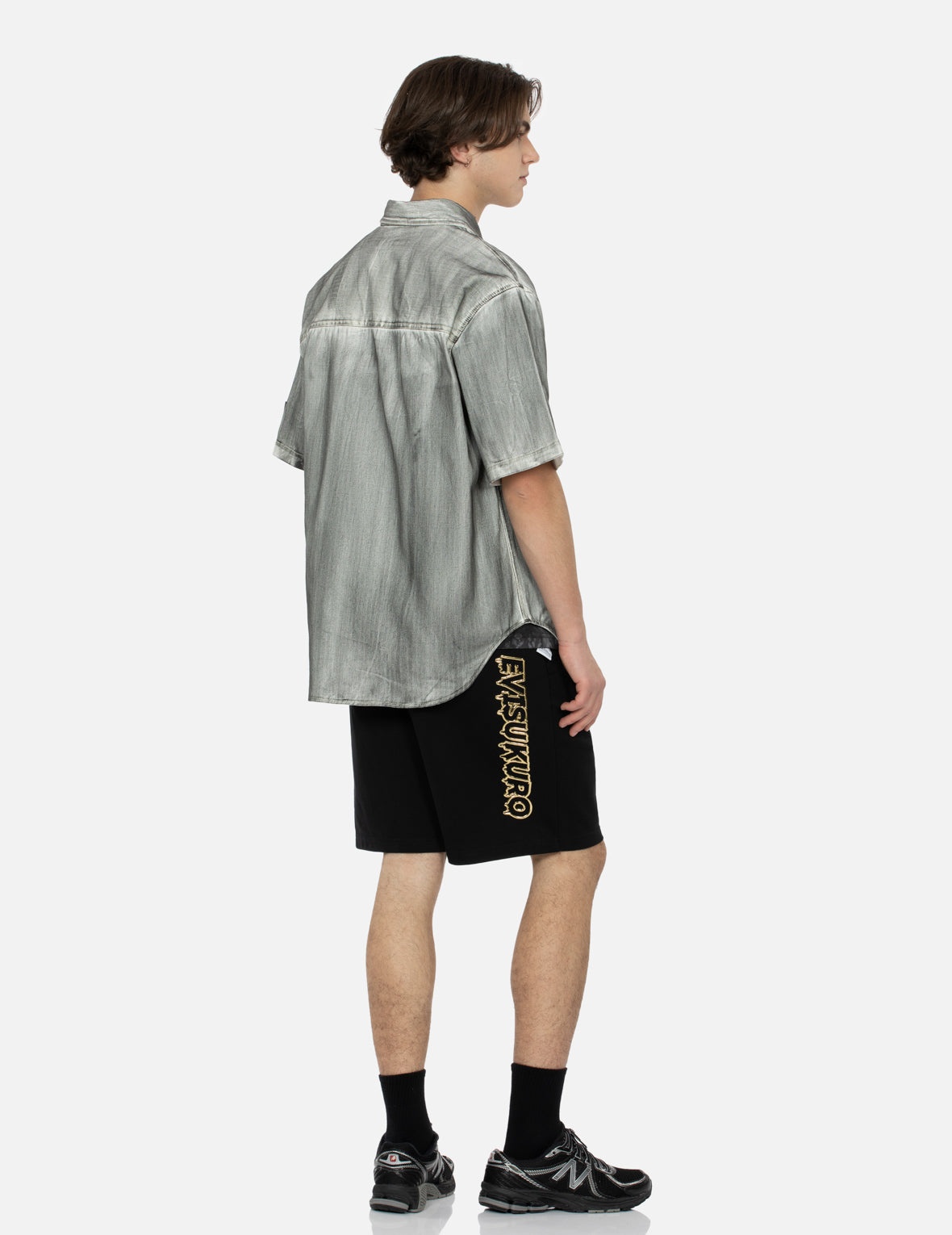 Seagull Embroidery Relax Fit Short-Sleeves Shirt - 4