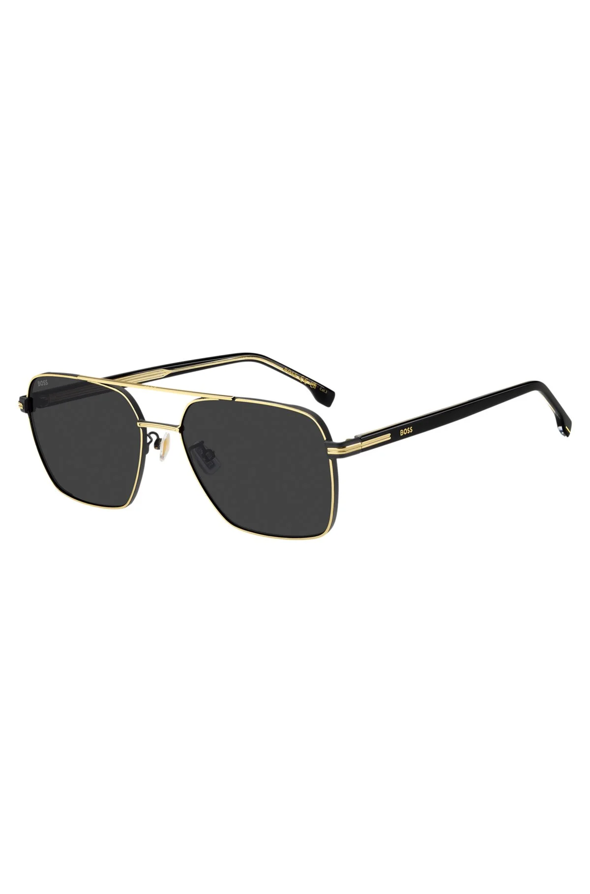 ACETATE-TEMPLE SUNGLASSES WITH DOUBLE BRIDGE - 1