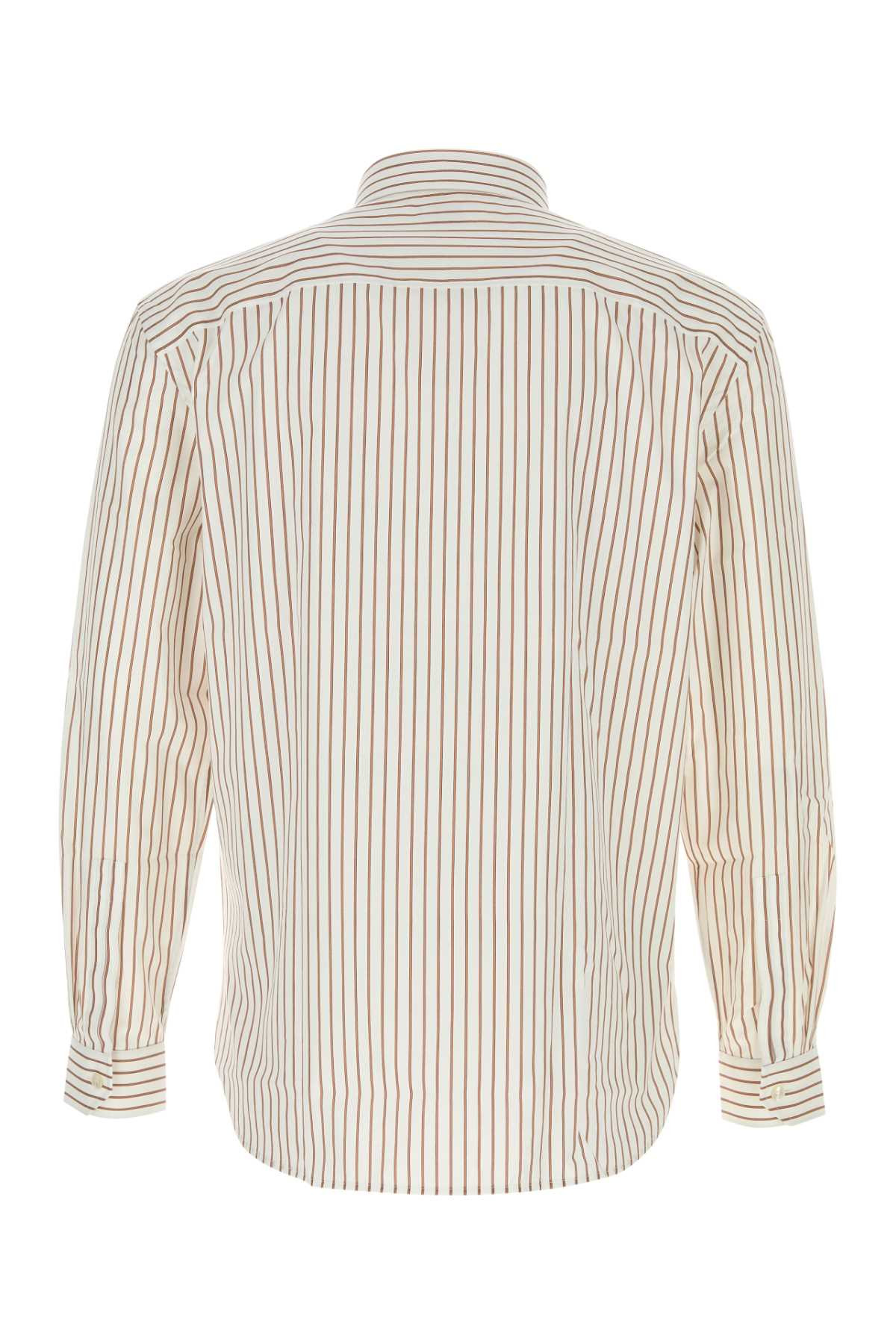 Saint Laurent Men Embroidered Poplin Shirt - 2