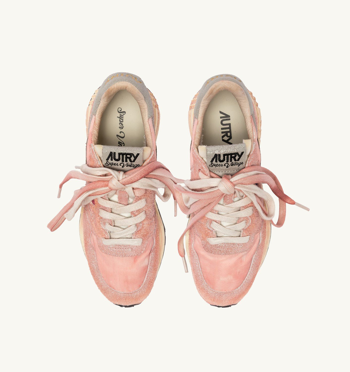 REELWIND SNEAKERS SUPER VINTAGE IN NYLON AND SUEDE COLOR PINK - 6