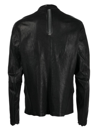 Isaac Sellam zip-detail leather jacket outlook