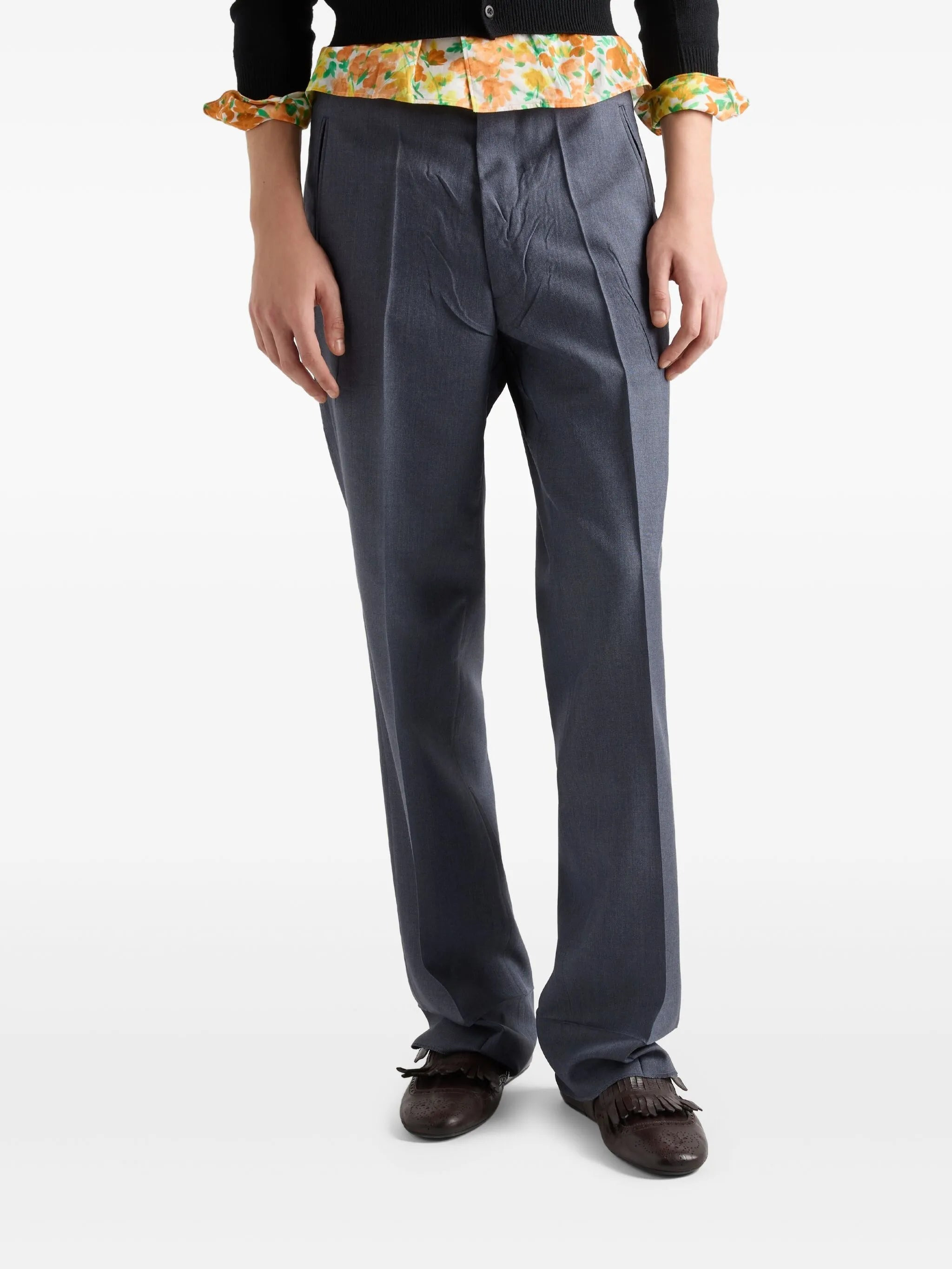wide-leg trousers - 4