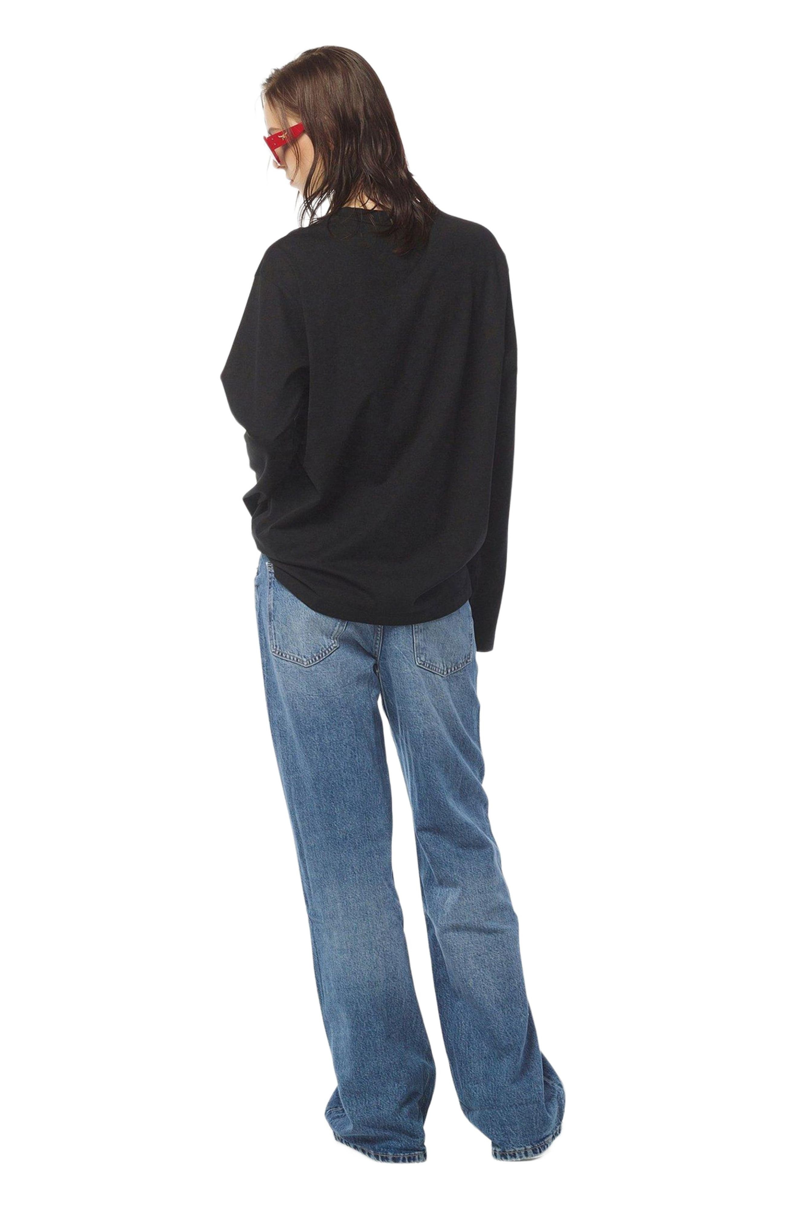 MCM Essential Laurel Logo Shirt in Organic Cotton in Black at Nordstrom - 6