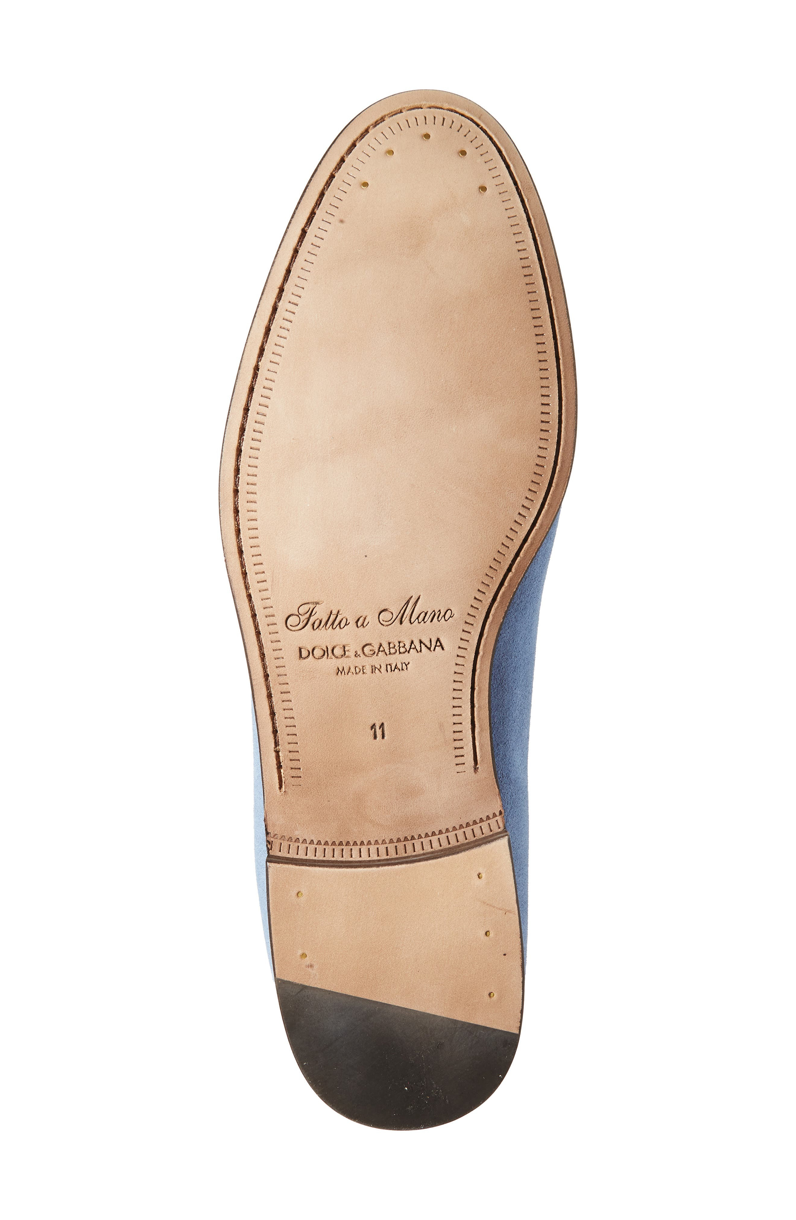 Dolce&Gabbana Apron Toe Venetian Loafer in 80675 Azzurro Polvere at Nordstrom - 6