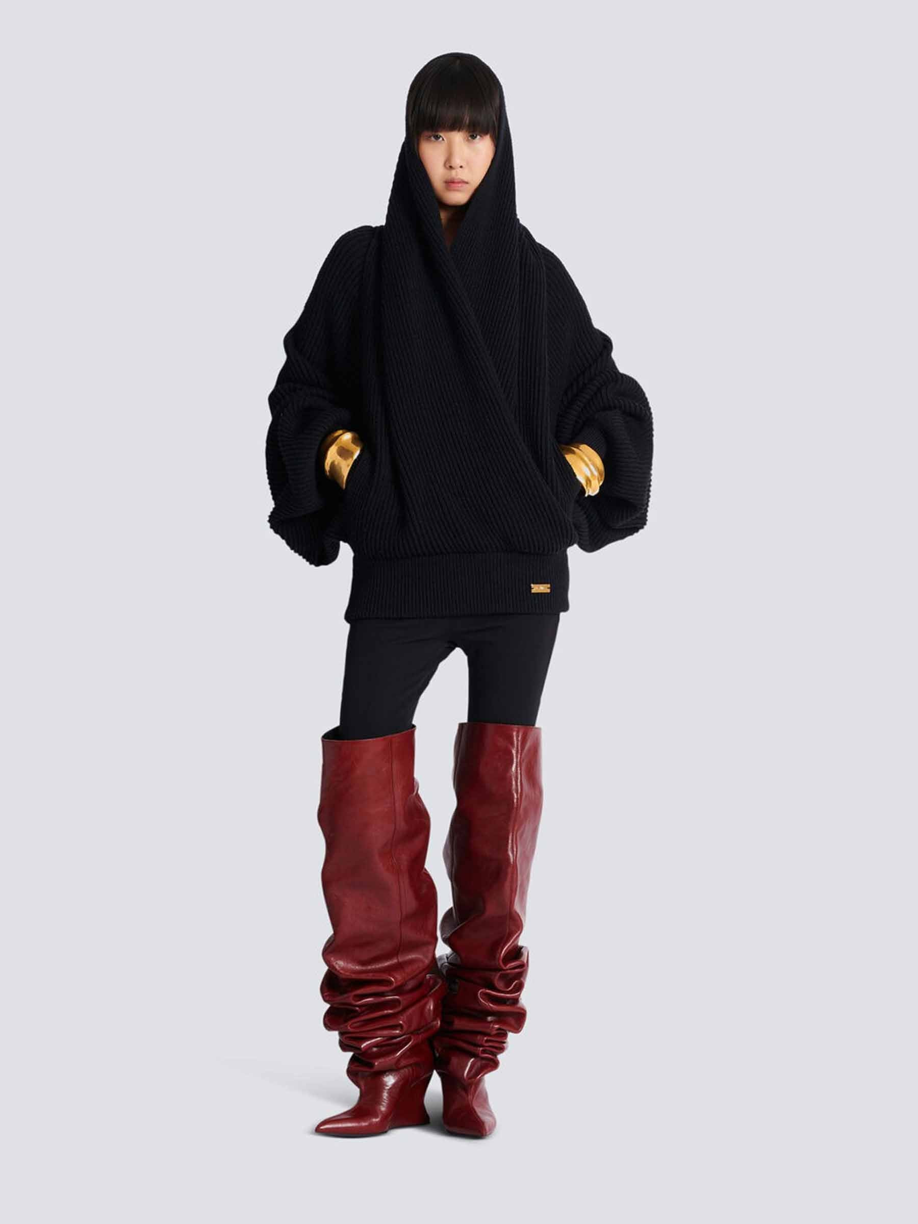 OVERSIZED KNIT SWEATER - 2