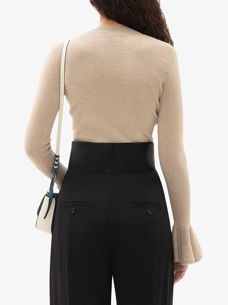 flared-cuff wool jumper 4