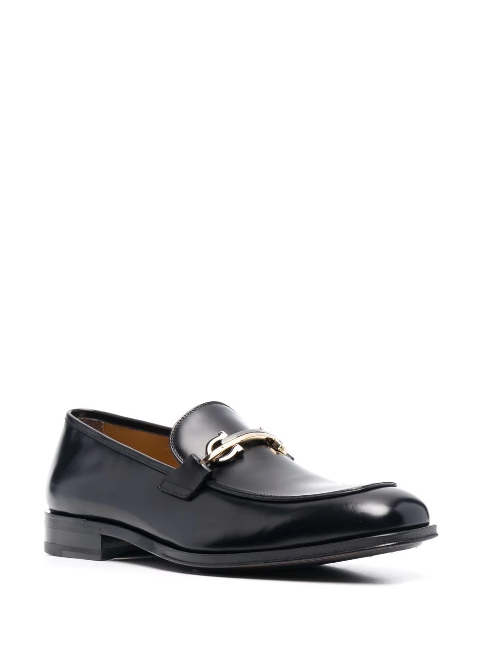 Horsebit-detail square-toe loafers - 2