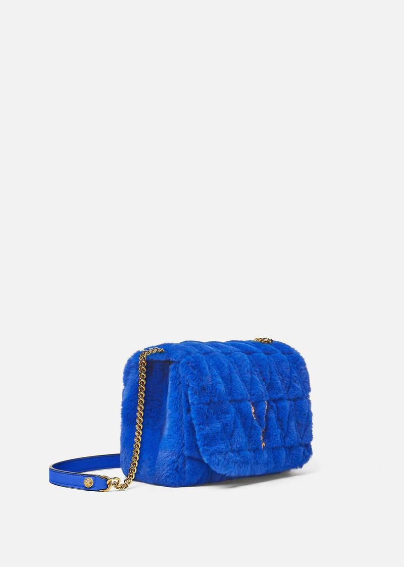 VERSACE Virtus Faux Fur Evening Bag outlook