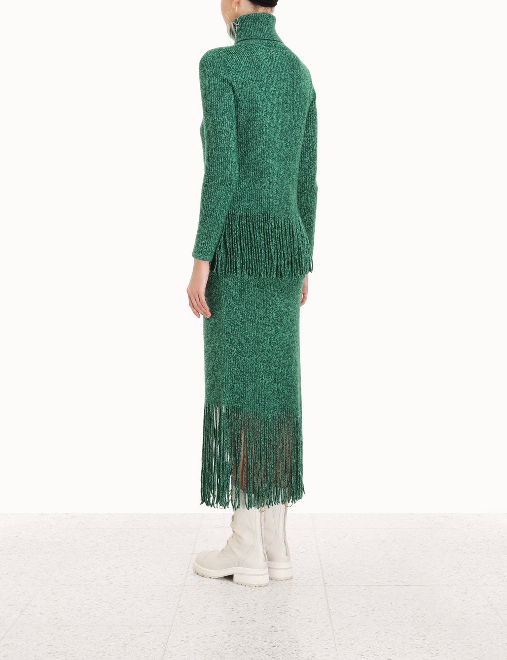 CELESTIAL TASSEL MIDI SKIRT - 4