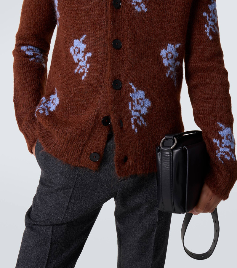 Intarsia alpaca and wool-blend cardigan 6