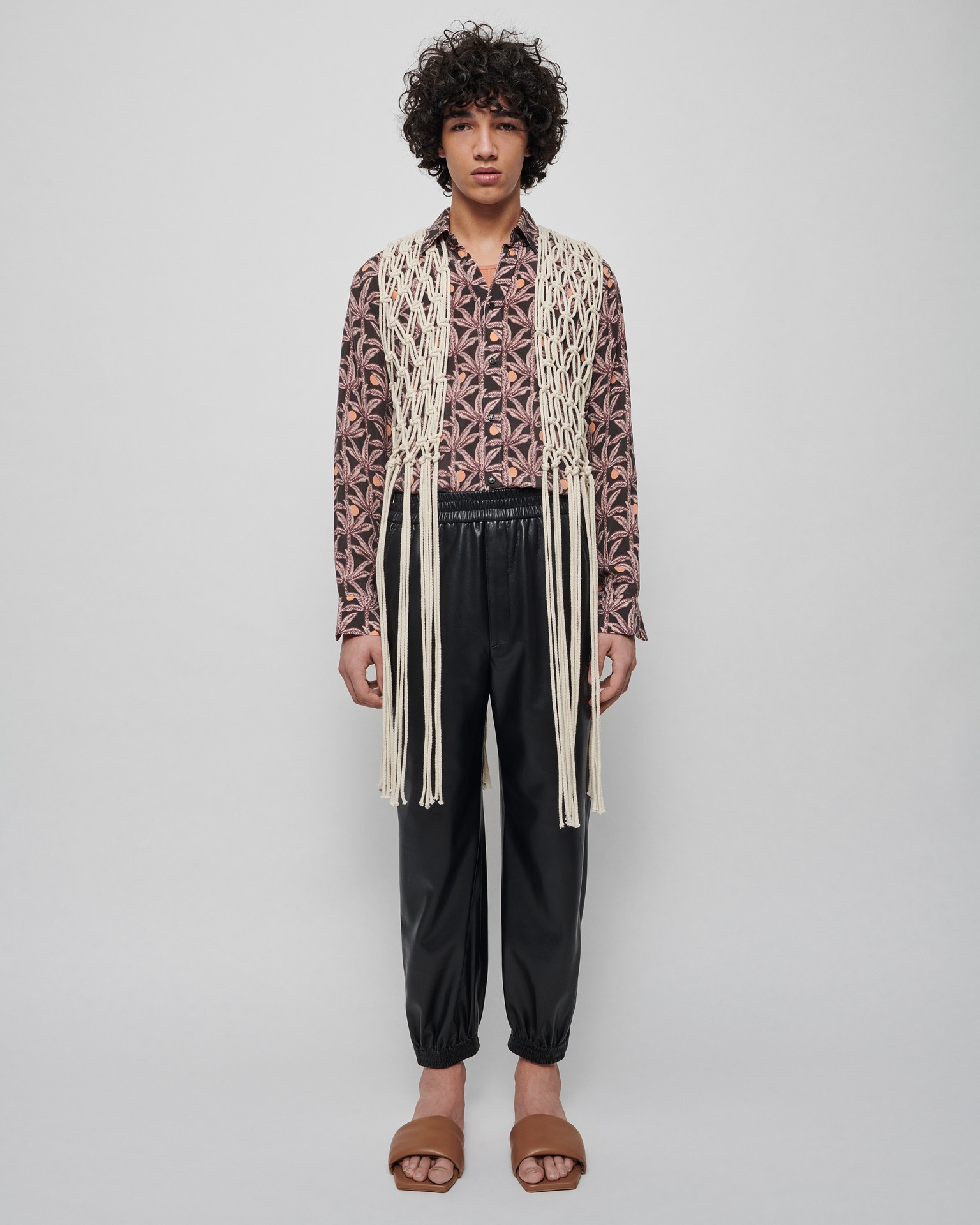 GORO - Vegan leather pants - Black - 3