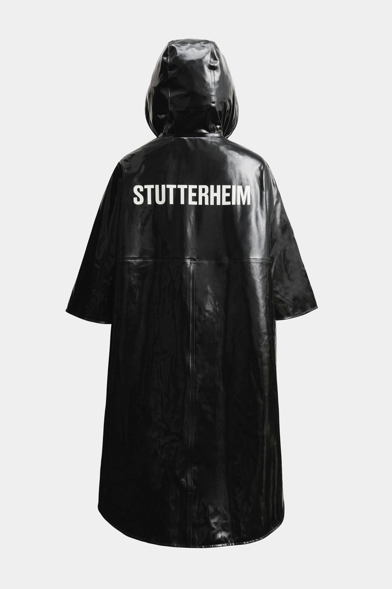 Concert Print Opal Poncho Black 6
